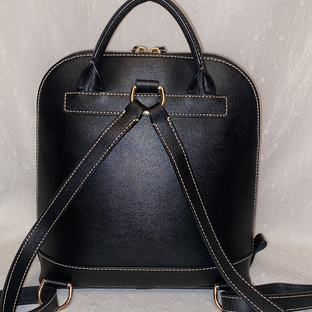 Dooney & Bourke Saffiano Leather Backpack - Picture 3 of 12